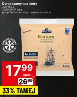 Delikatesy Centrum Dorsz czarny bez skóry 300-450g Family Fish oferta