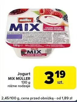 Globi Jogurt MIX MÜLLER 130g oferta