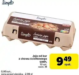 Globi Jaja od kur z chowu ściółkowego SIMPL 10 szt oferta