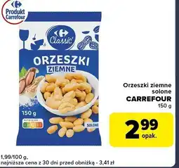 Globi Orzeszki ziemne solone CARREFOUR 150g oferta