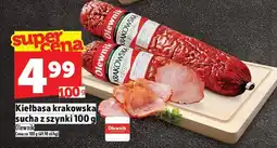Topaz Kiełbasa krakowska sucha z szynki Olewnik oferta