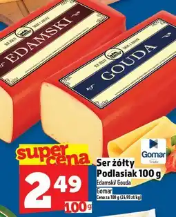 Topaz Ser żółty Edamski 100g Gomar oferta