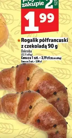 Topaz Rogalik półfrancuski z czekoladą 90g Oskroba oferta