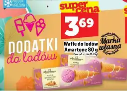 Topaz Wafle do lodów Amartone 80g Marka własna oferta