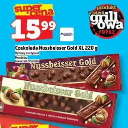 Topaz Czekolada Nussbeisser Gold XL 220g Mondelez oferta