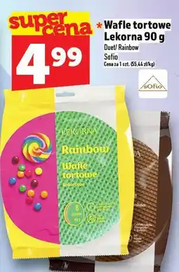 Topaz Wafle tortowe Lekorna 90g oferta
