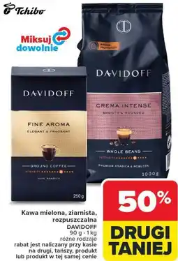 Carrefour Kawa mielona, ziarnista, rozpuszczalna DAVIDOFF oferta