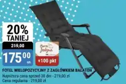 bi1 Fotel wielopozycyjny z zagłówkiem balaton oferta