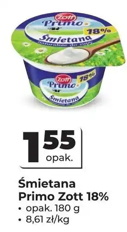 Odido Śmietana Primo Zott 18% oferta