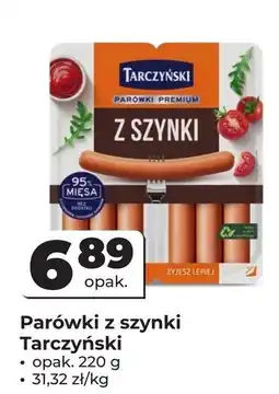 Odido Parówki z szynki Tarczyński oferta