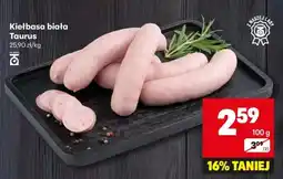 Delikatesy Centrum Kiełbasa biała Taurus 100g oferta