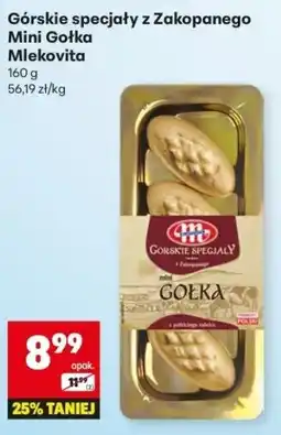 Delikatesy Centrum Ser Górskie specjały z Zakopanego Mini Gołka Mlekovita 160g oferta