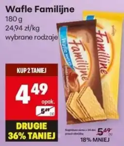 Delikatesy Centrum Wafel Familijne 180 g oferta