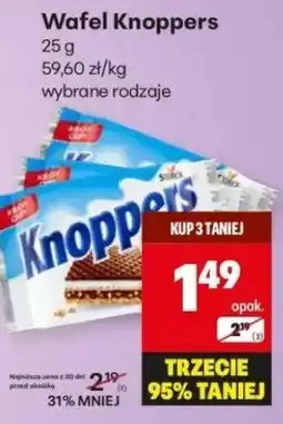 Delikatesy Centrum Wafel Knoppers 25 g oferta