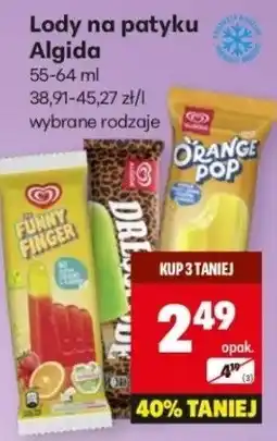 Delikatesy Centrum Lody na patyku Algida 55-64 ml oferta