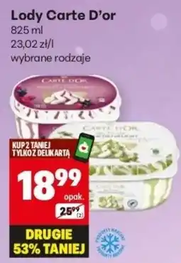 Delikatesy Centrum Lody Carte D'or 825 ml oferta
