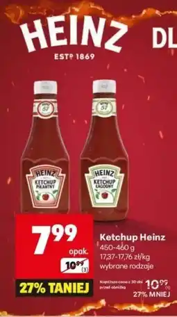 Delikatesy Centrum Ketchup Heinz 450-460g oferta