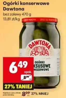 Delikatesy Centrum Ogórki konserwowe Dawtona 470g oferta