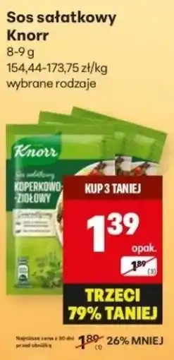 Delikatesy Centrum Sos sałatkowy Knorr 8-9g oferta