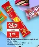Auchan Lód świderek Hellena Oranżada oferta