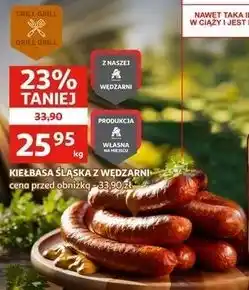 Auchan Kiełbasa śląska z wędzarni Z Naszej Wędzarni Auchan oferta