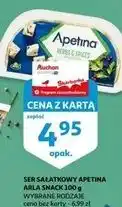 Auchan Ser feta w kostkach z ziołami Arla Apetina Snack oferta