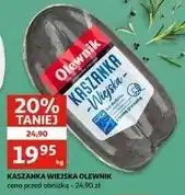 Auchan Kaszanka wiejska Olewnik oferta