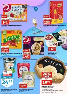 Auchan Lód świderek Hellena Oranżada oferta