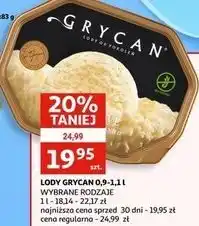 Auchan Lody waniliowe Grycan oferta