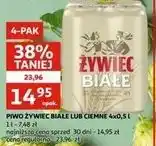 Auchan Piwo Żywiec Białe oferta
