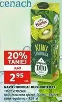 Auchan Napój kiwi limonka Hortex Tropical Duo oferta
