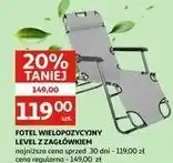 Auchan Leżak z zagłowkiem oferta