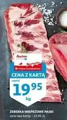Auchan Żeberka wieprzowe paski oferta