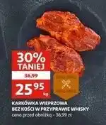 Auchan Karkówka wieprzowa bez kości w przyprawie whisky oferta