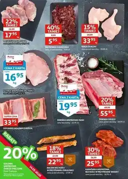 Auchan Szynka wieprzowa bez kości oferta