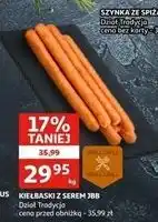 Auchan Kiełbaski z serem Jbb Bałdyga oferta