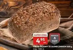 Auchan Chleb razowy ze słonecznikiem oferta