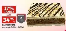 Auchan Ciasto snikers oferta