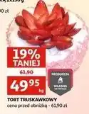 Auchan Tort truskawkowy oferta