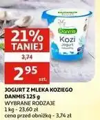 Auchan Jogurt z mleka koziego naturalny Danmis oferta