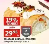 Auchan Rolada ze śmietaną i owocami Auchan oferta