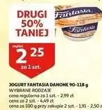 Auchan Jogurt kremowy chrupiący słony karmel Danone Fantasia oferta