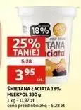 Auchan Śmietana 18% Łaciata oferta