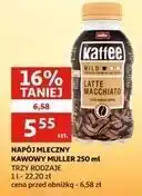 Auchan Napój kawowy espresso macchiato Muller Kaffee oferta