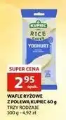 Auchan Wafle ryżowe polewa jogurtowa Kupiec oferta