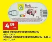 Auchan Makrela w sosie pomidorowym Podniesiony Kciuk oferta