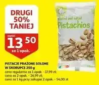 Auchan Pistacje prażone solone Podniesiony Kciuk oferta