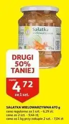 Auchan Sałatka wielowarzywna na bazie białej kapusty Podniesiony Kciuk oferta