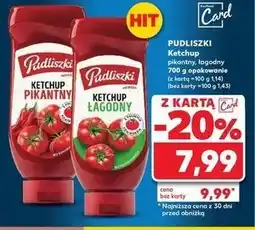 Kaufland Ketchup łagodny Pudliszki oferta
