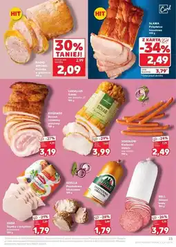 Kaufland Boczek rolowany pieczony Kabanos oferta